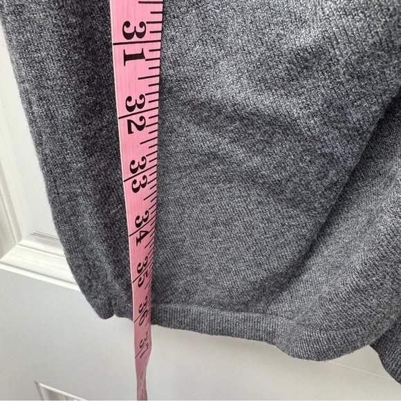 Ronny Kobo x Free People Macall Gray Knit Adjustable Ruched Sweater Mini Dress - Picture 13 of 16